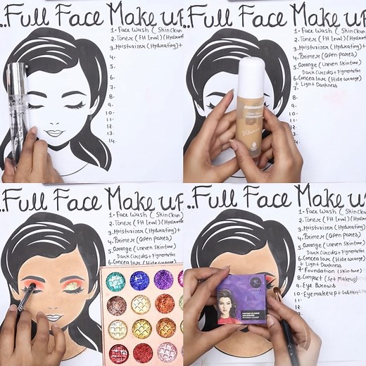 522K views · 4K reactions | Beautiful Wedding Special Makeup Tutorial for Girls. | SK Makeup | Facebook