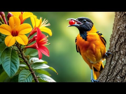 Whispers of Spring – Discover the Hidden World of Wild Birds in Bloom 🌿🕊️