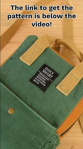 How to sew a classic mini backpack - #sewingtutorial #sewingpattern #bag