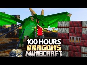 I Spent 100 Hours with Dragons | Minecraft Short Film