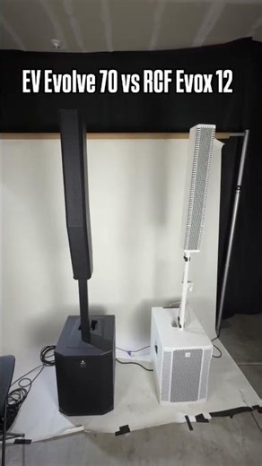 The EV Evolve 70 vs RCF Evox 12… which do you prefer?