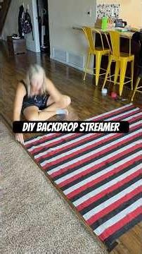 DIY Backdrop #diyparty #budgetparty #partydecorations #partyhacks #partytutorial
