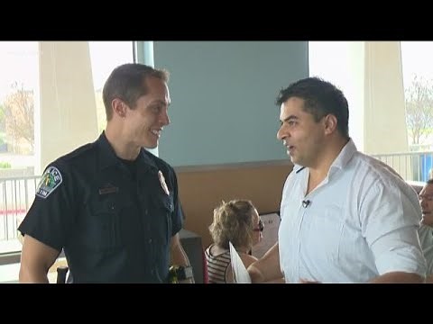 Good Samaritan helps Austin police officer