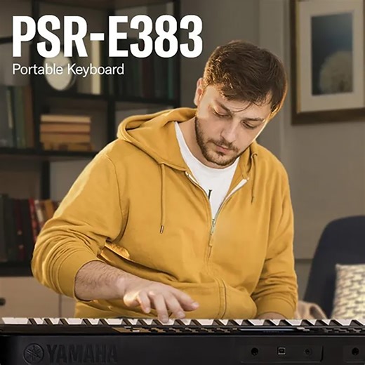 『YAMAHA 山葉』PSR-E383 便擕式具力度感應61鍵電子琴 / 公司貨保固 | 鋼琴/電鋼琴 | Yahoo購物中心