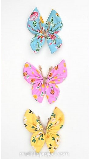 DIY Fabric Butterflies 🦋 🦋🦋