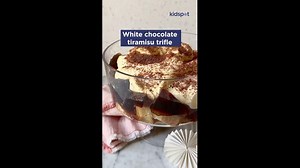 White chocolate tiramisu trifle