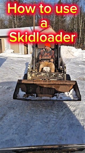 How to use a Skidloader