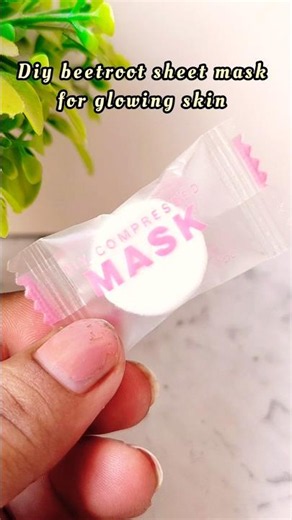 DIY Beetroot Face Mask 🌸 | Instant Bright & Glowing Skin at Home ✨#shorts