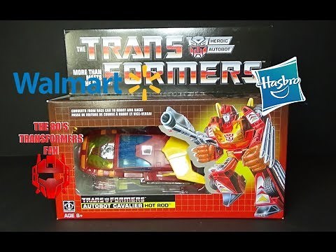 Transformers Wal-Mart Exclusive G1 REISSUE HOT ROD Toy Review