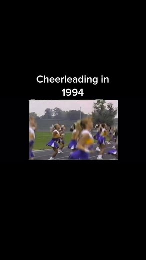 Throwback to 90s High School Cheerleading in 1994
