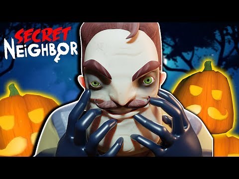 We Went to the Neighbors Halloween Party and it was Awful! - Secret Neighbor Multiplayer