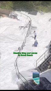 Massive tides and waves in Bondi Beach NSW Australia #smashed #bondi #hugewaves #takecare | Australia-Phil
