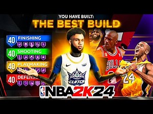 The BEST BUILD on NBA 2K24!