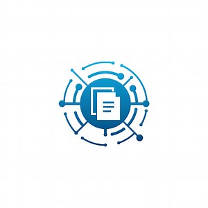 Digital Document logo designs concept vector, Pixel Document logo...