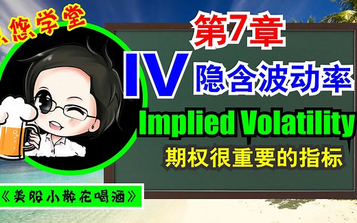 期权教学 第7 IV / 什么是期权隐含波动率 IMPLIED VOLATILITY