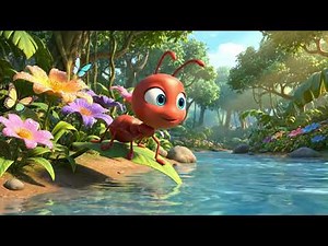 🐜 The Ant and the Pigeon 🕊️ | Short Moral Story for Kids | Cartoon Story in English