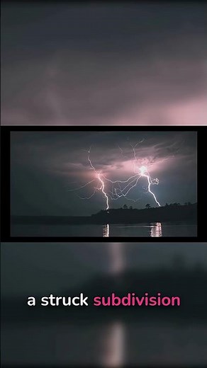 Caught the Exact Moment Lightning Destroyed Houses #naturephotography #storm