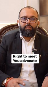Right to meet you lawyer during interrogation | Vikas Nagwan