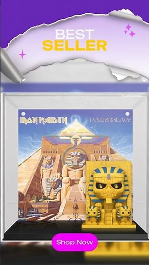Funko Iron Maiden Powerslave Pop! Album Figure with Case