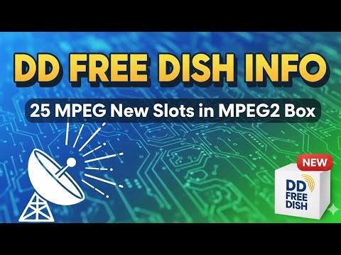 DD Free Dish New Update: 25 New COMING SOON Channels in MPEG2 Box! First watch full video and learn