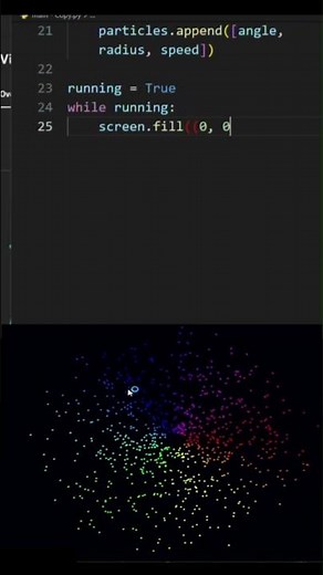 Insane Spiral Galaxy Tunnel Animation in Python 🌌 | Pygame Visual Effects Tutorial
