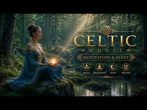 EASE Anxiety with Celtic Music 432Hz | Harp, Flute and Healing Frequency