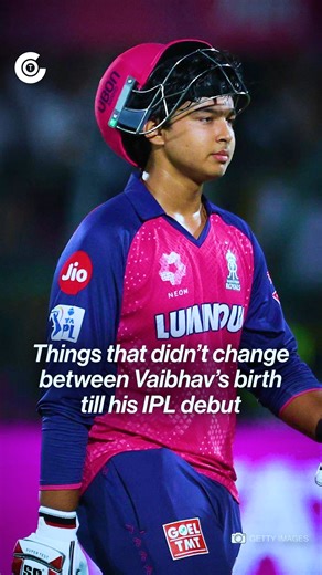 130K views · 1.1K reactions | 2011-2025 (Cricket, IPL 2025, Vaibhav Suryavanshi, CricTracker) | CricTracker | Facebook