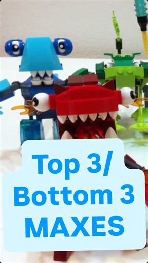 Emerson on Instagram: "Top 3/Bottom 3 Lego Mixels Maxes #lego #legomixels #mixels #nostalgia #top3"
