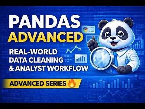 Pandas Advanced Part 1 | Real-World Data Cleaning & Analyst Workflow (Advanced Series)