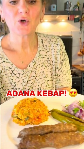 NEVER dry again! 🍢 Juicy Adana Kebab from the oven! 🍢🔥 #grilling #adanakebab