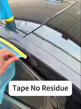 No More Glue Residue! Testing Electrostatic Masking Film on a Real Car #autopaint #maskingtape