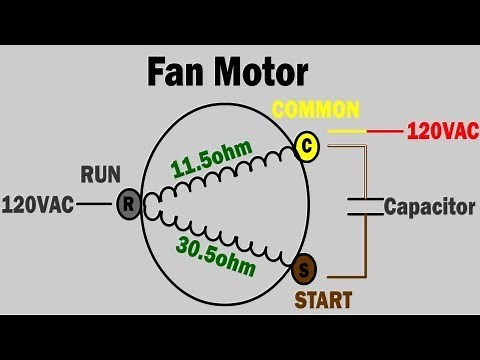 AC fan not working - how to troubleshoot and repair condenser fan motor - trane air condition