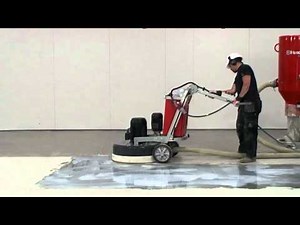 Husqvarna Large-Capacity Concrete Floor Grinder Demo/Review - Jon-Don Video