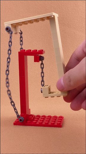 Floating Structure made with LEGO parts…#lego #legotiktok #legomoc #build #physicstok #physicsfun