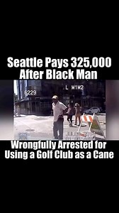 Seattle Pays 325,000 After Black Man Wrongfully Arrested for Using a Golf Club as a Cane #ericjaystreetnews #fblifestyle Eric Johnson..Full Video | Eric Johnson