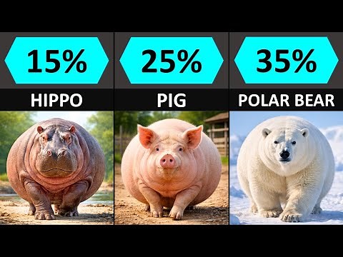 How Fat Are Animals? Body Fat Percentage Comparison