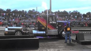 Bob Motz's amazing jet powered Kenworth truck!!! | Atco Dragway