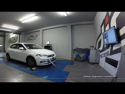 VW Polo 1.0 TSI 95cv Reprogrammation Moteur @ 129cv Digiservices Paris 77 Dyno