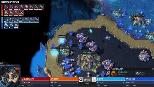 星际争霸2 LowkoTV MaxPax的新4机场大量凤凰战术！2v2决赛！(生肉)