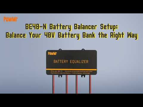 How to Wire the PowMr BE48-N Battery Balancer in Your 48V Solar Setup