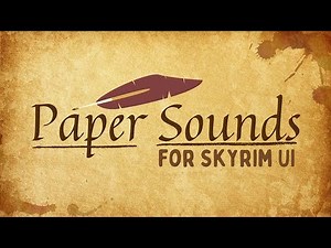 Paper UI Sounds for Skyrim