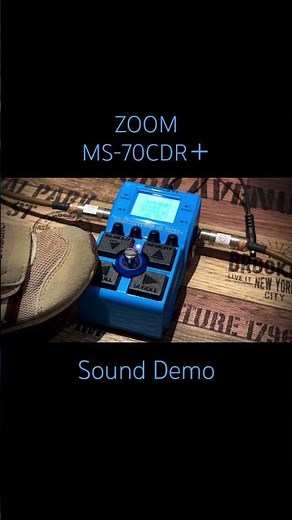 ZOOM MS-70CDR＋ #guitar #effector #guitarpedal #zoom #jazzmaster