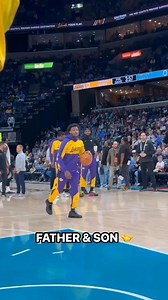 12M views · 101K reactions | LeBron and Bronny get fancy in the pregame layup line in Memphis!  LAL-MEM • LIVE on NBA League Pass | NBA | Facebook