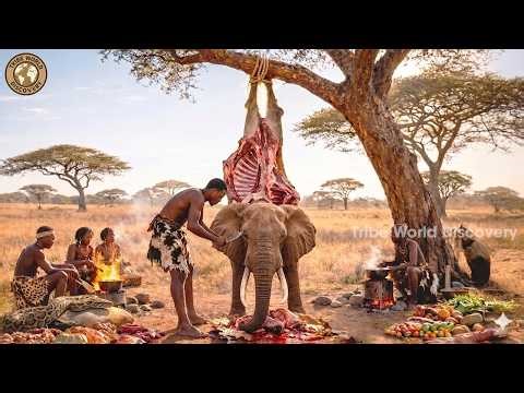 Hadzabe Tribe Hunting: How The Hadzabe Tribe Fights Elephants With BARE Hands?