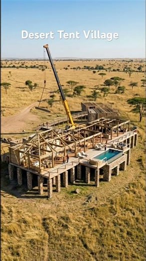 Building Desert Tent Homes in Africa 🏜️