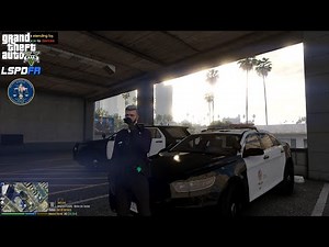GTA V - LSPDFR 0.4.9🚔 - LSPD/LAPD - Open Carry A Firearm | Stolen Vehicle Pursuit - 4K