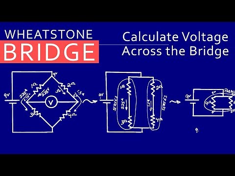 Calculate Voltage Across an Unbalanced Wheatstone Bridge Circuit