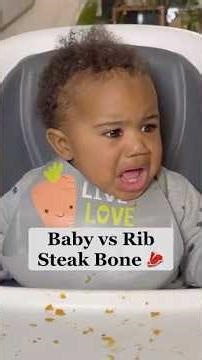 Baby vs Rib Bone 🥩 | First Time Trying a Steak Bone