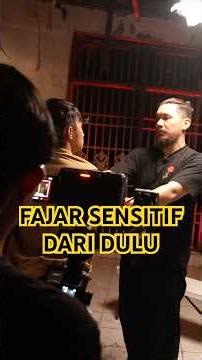 Fajar sensitif dari dulu?