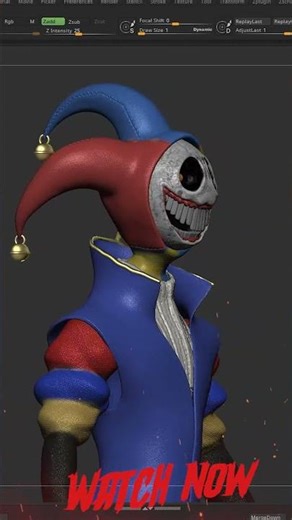 Poppy playtime character sculpt in zbrush , check full video #poppyplaytime